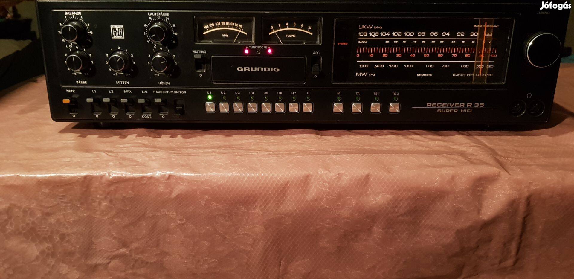 Grundig R35 vintage rádiós erősítő