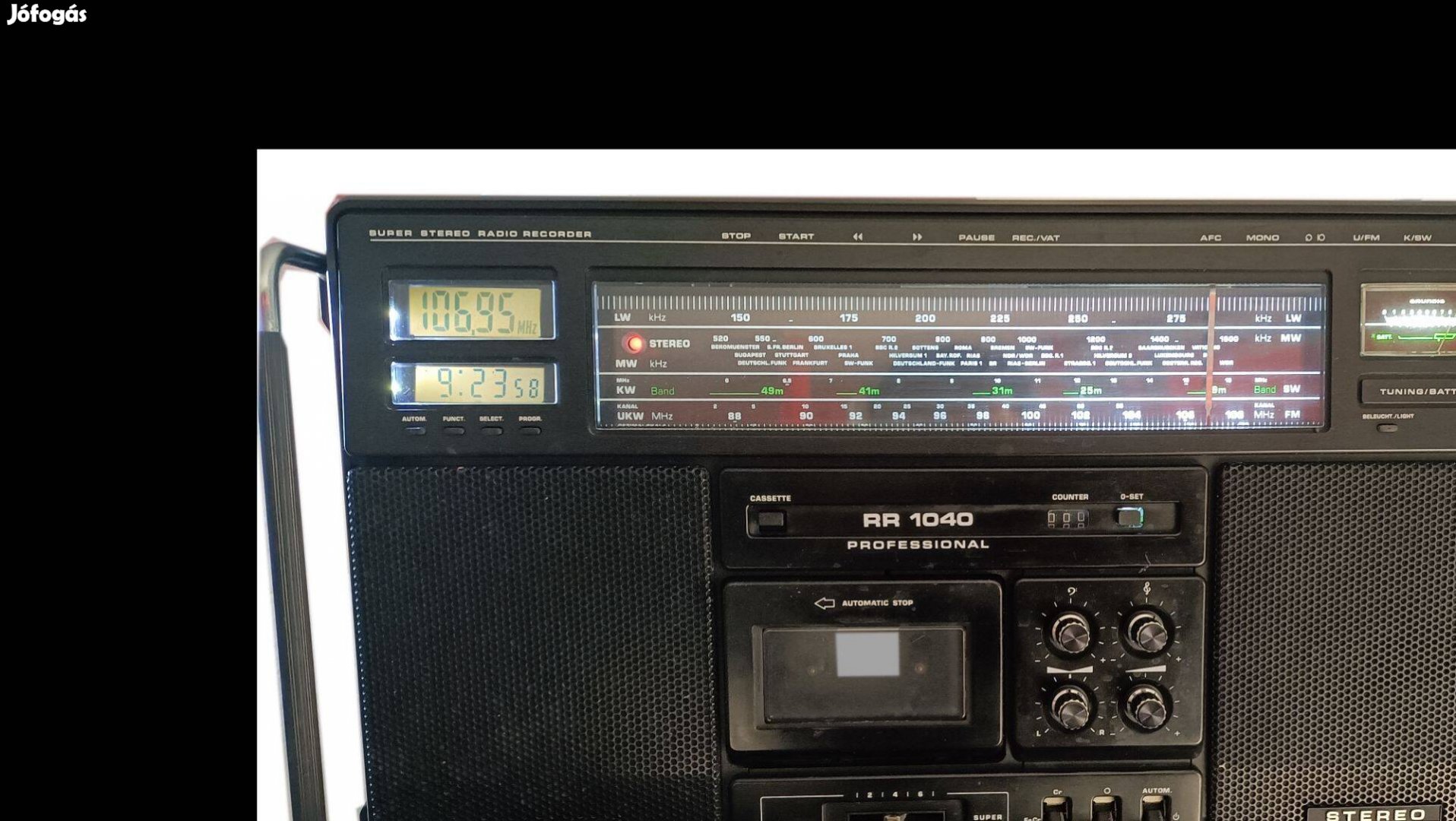 Grundig RR1040 boombox. Gyűjtői