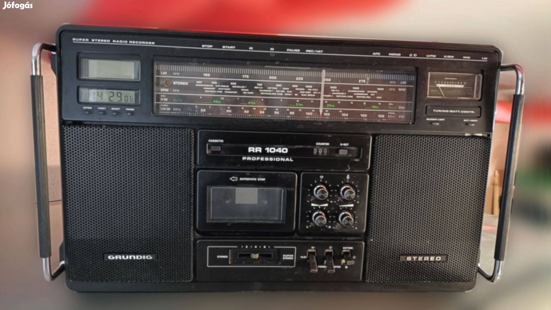 Grundig RR1040 rádiómagnó, gyűjtői minőségben