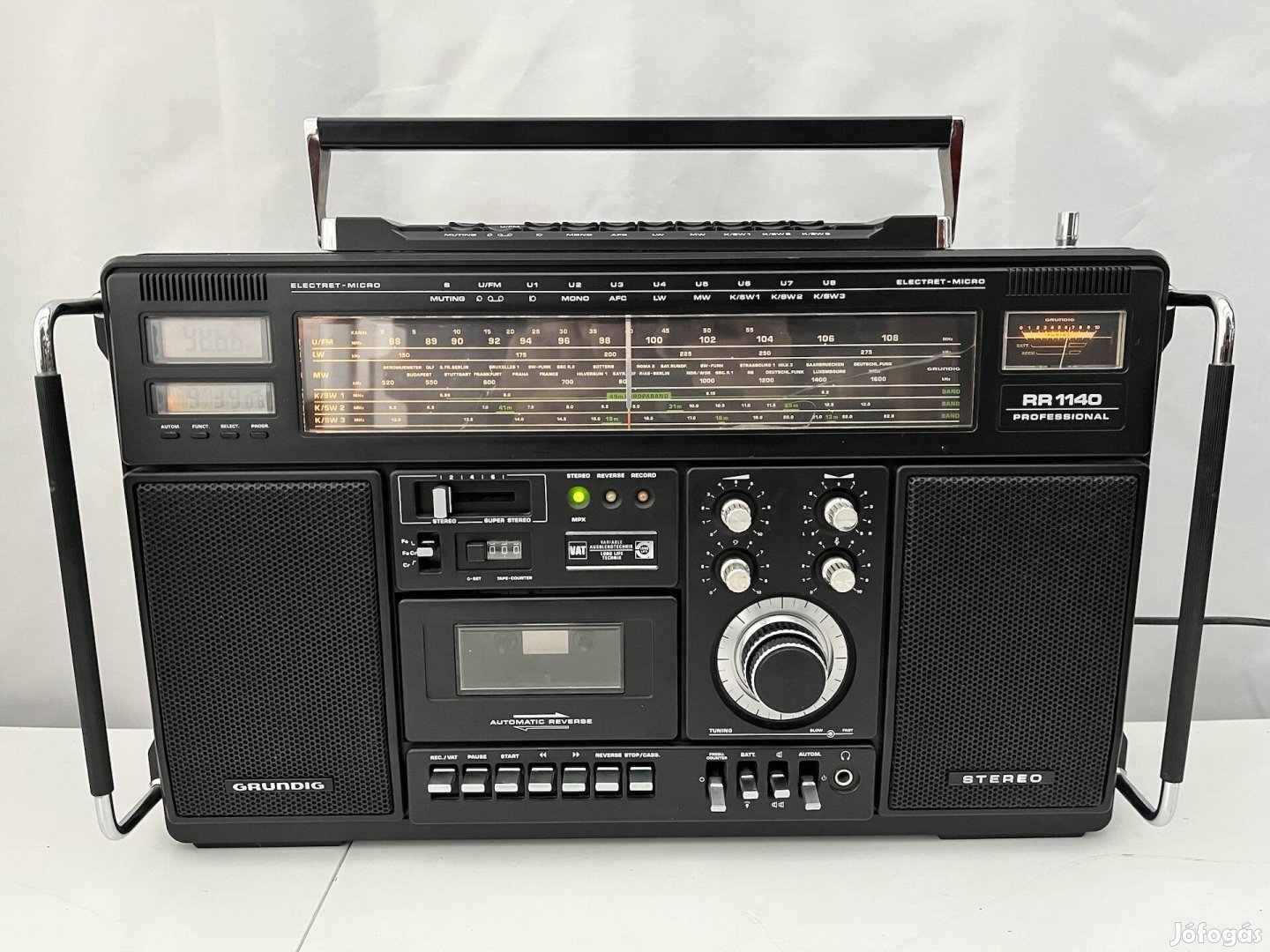 Grundig RR 1240 boombox retro rádiós magnó szervizelve