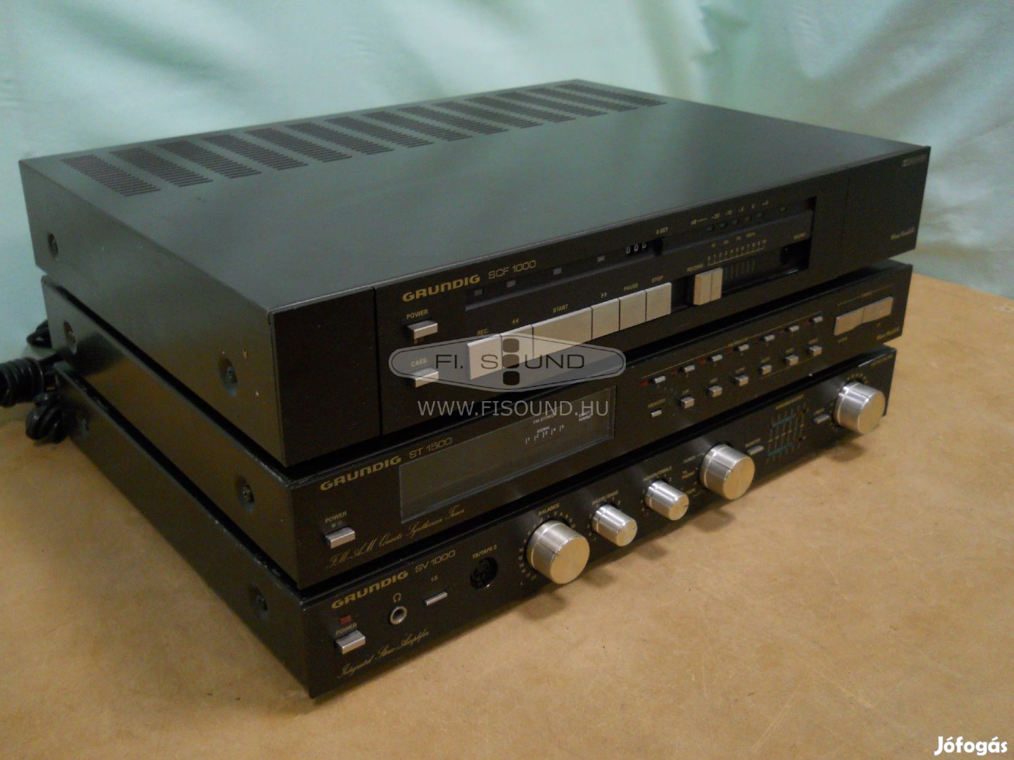 Grundig SV 1000 ,2x60W,4-16ohm,sztereo hifitorony