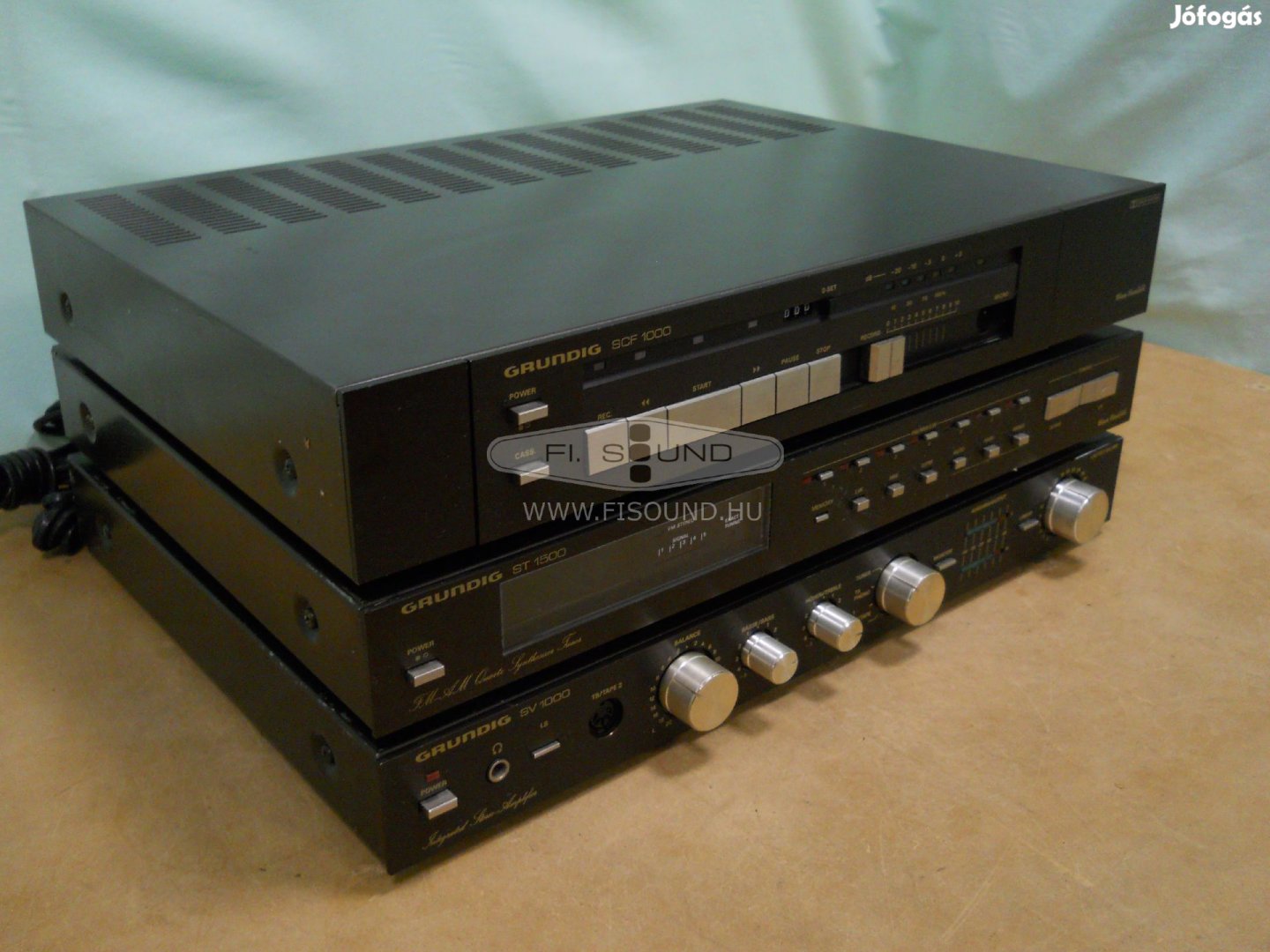 Grundig SV 1000 ,2x60W,4-16ohm,sztereo hifitorony