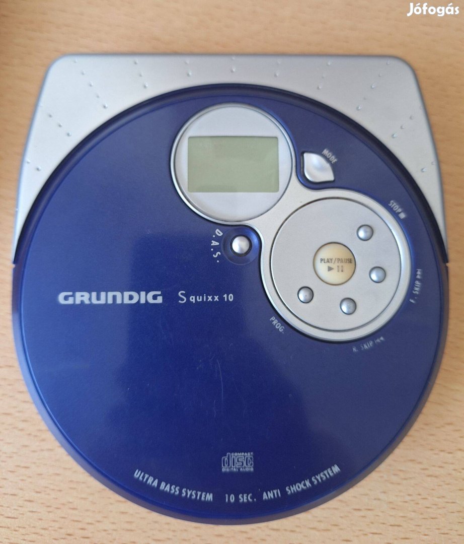 Grundig S quixx 10 hordozható CD-lejátszó, diskman, walkman