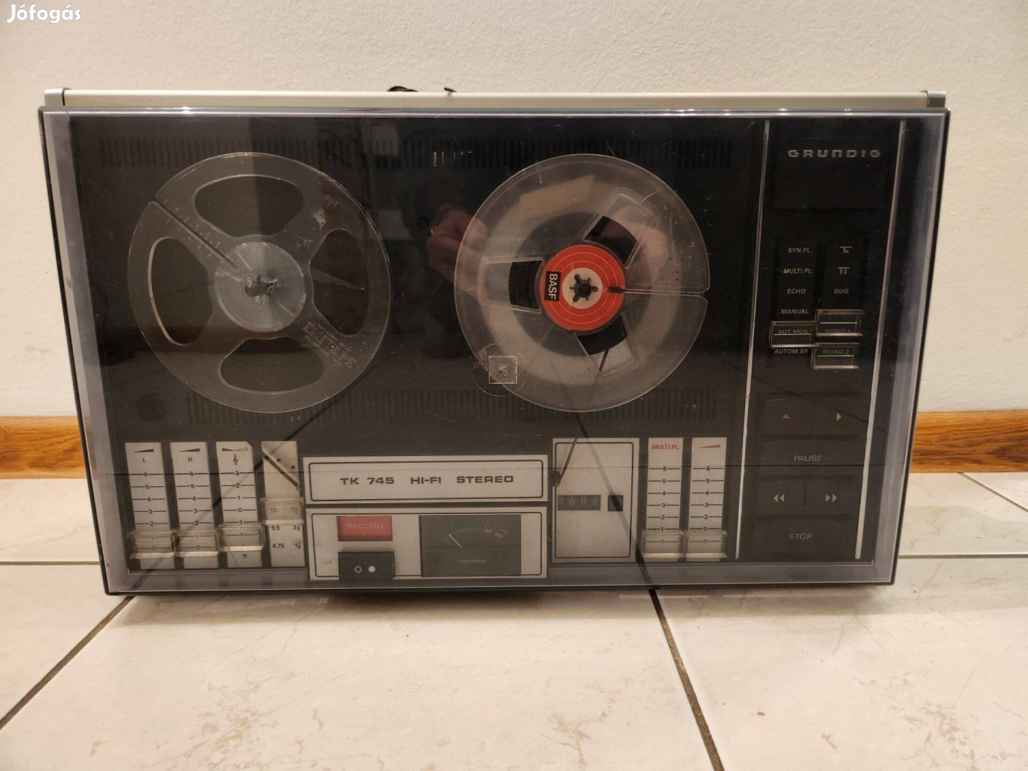 Grundig TK 745 hifi stereo szalagos orsós magnó