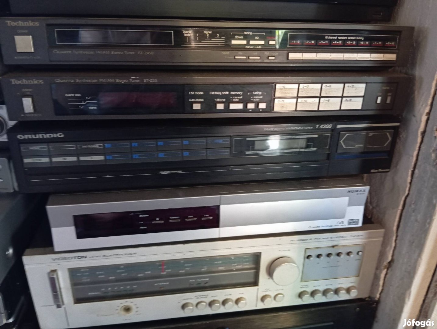 Grundig T-4200 Technincs St-Z450 Rádiótuner Tuner Futárral 