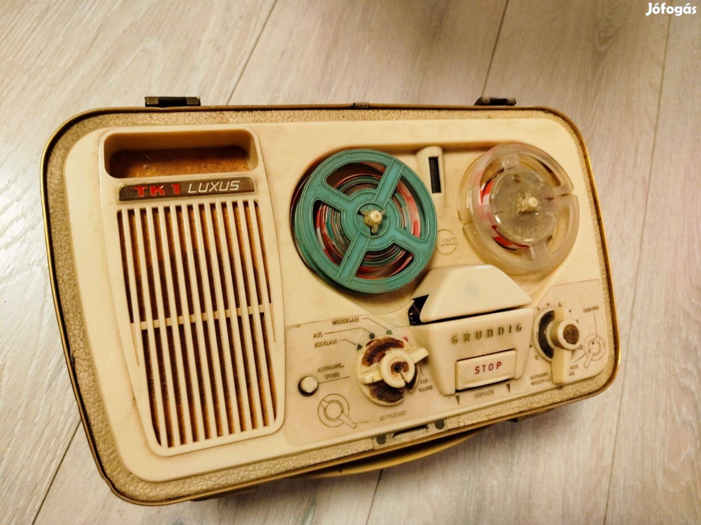Grundig Tk1 ritka orsós szalagos magnó 1959-1960 Fellelt