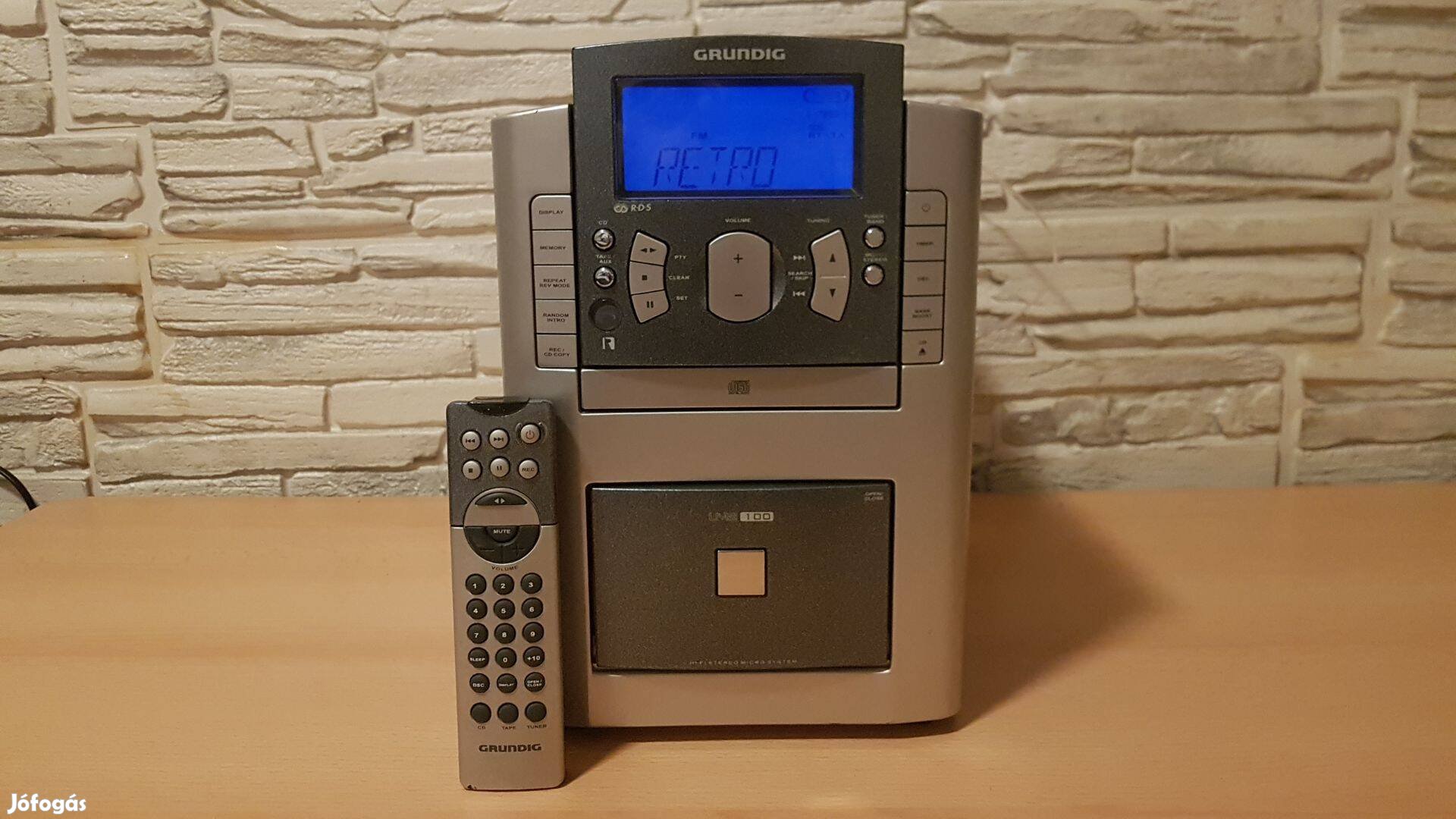 Grundig UMS100 hifi, erősítő, CD lejátszó, rádió, kazettás