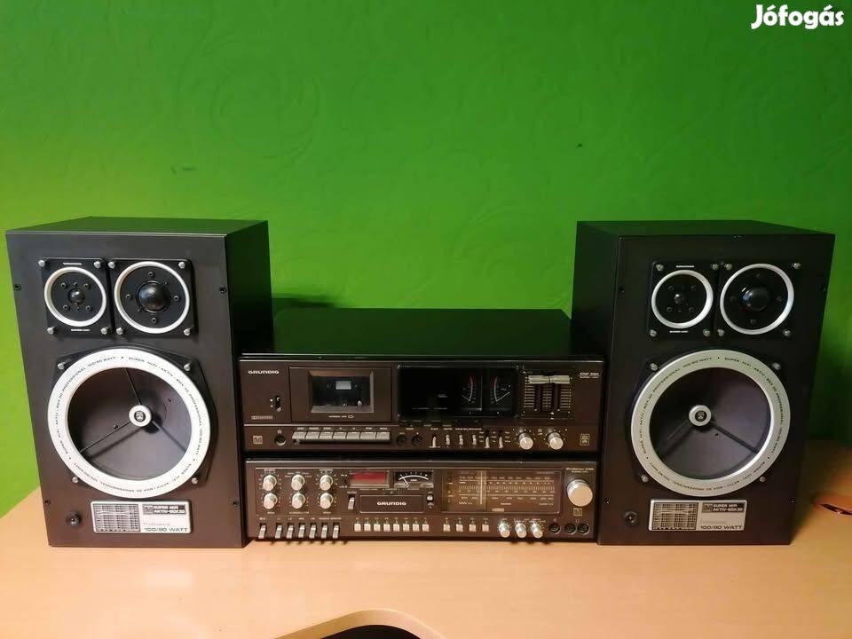 Grundig box 30 Hangfalak , + Grundig Tuner és Deck