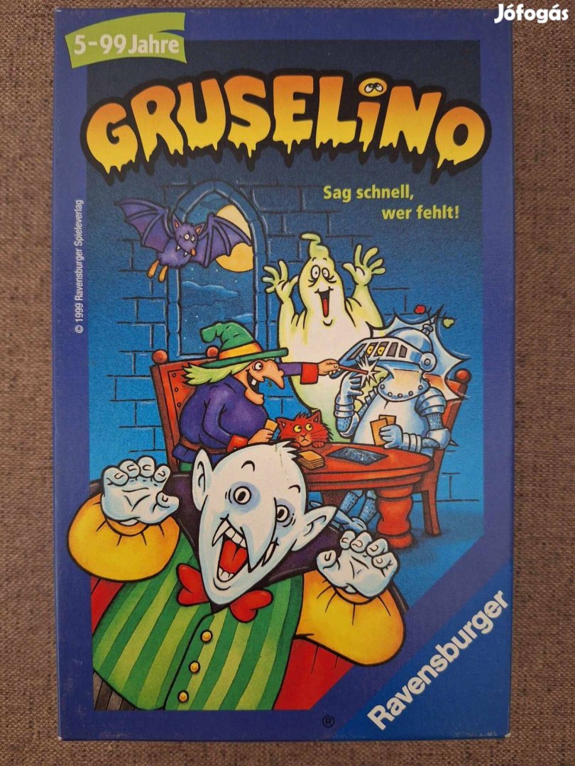 Gruselino utazó társasjáték