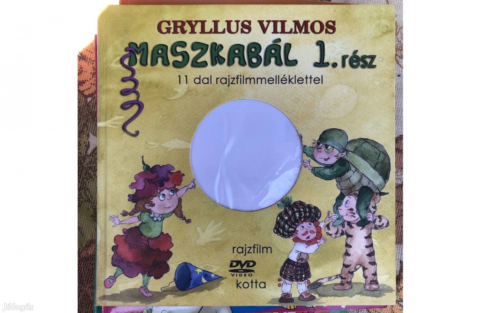 Gryllus Vilmos:Maszkabál 1. könyv dvd nélkül 1000 Ft