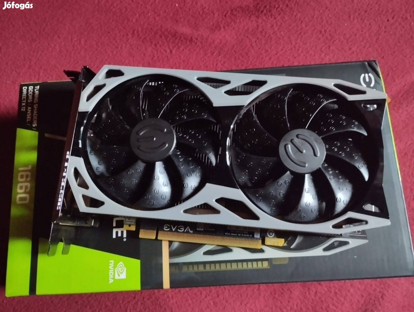 Gtx 1660 .6GB 192 bit videókártya eladó!