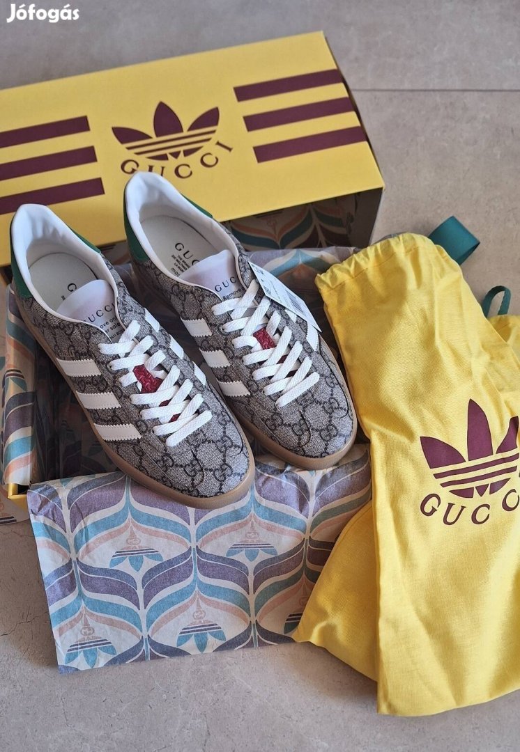 Gucci X Adidas Gazelle sneaker 43 1/3