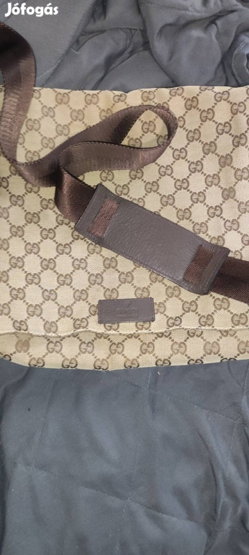 Gucci oldaltáska Unisex barna bézs színű 