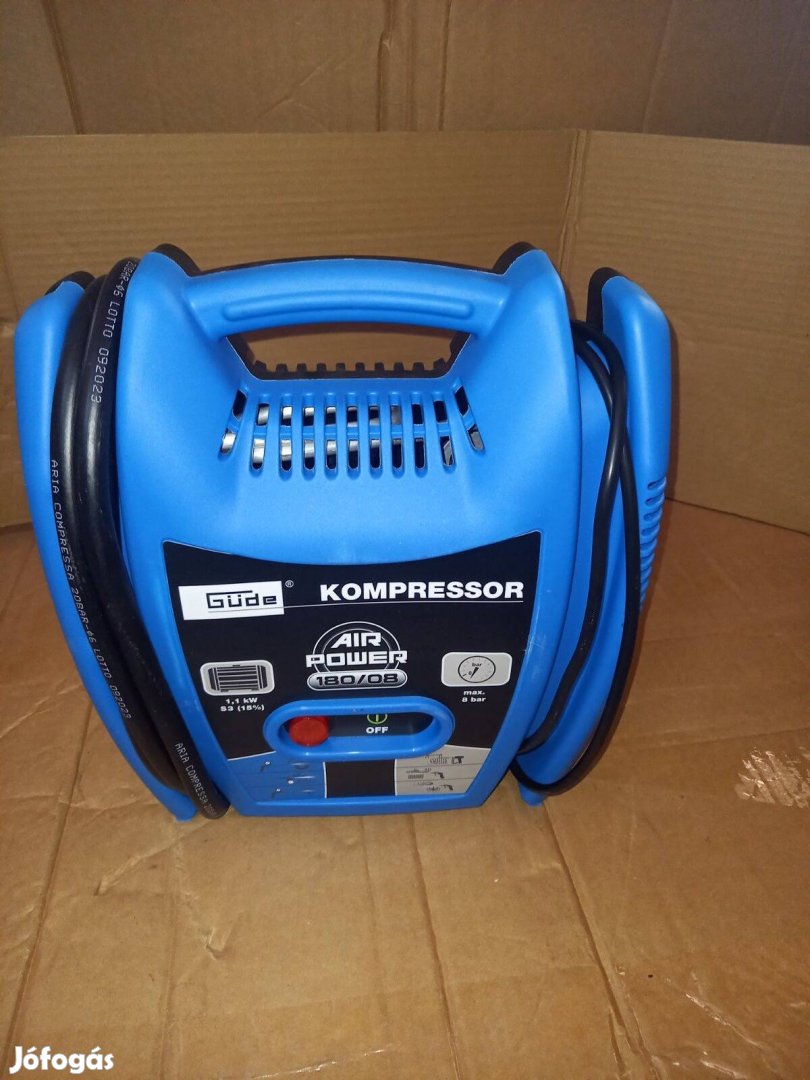 Güde 1,1kW-os hordozható kompresszor 