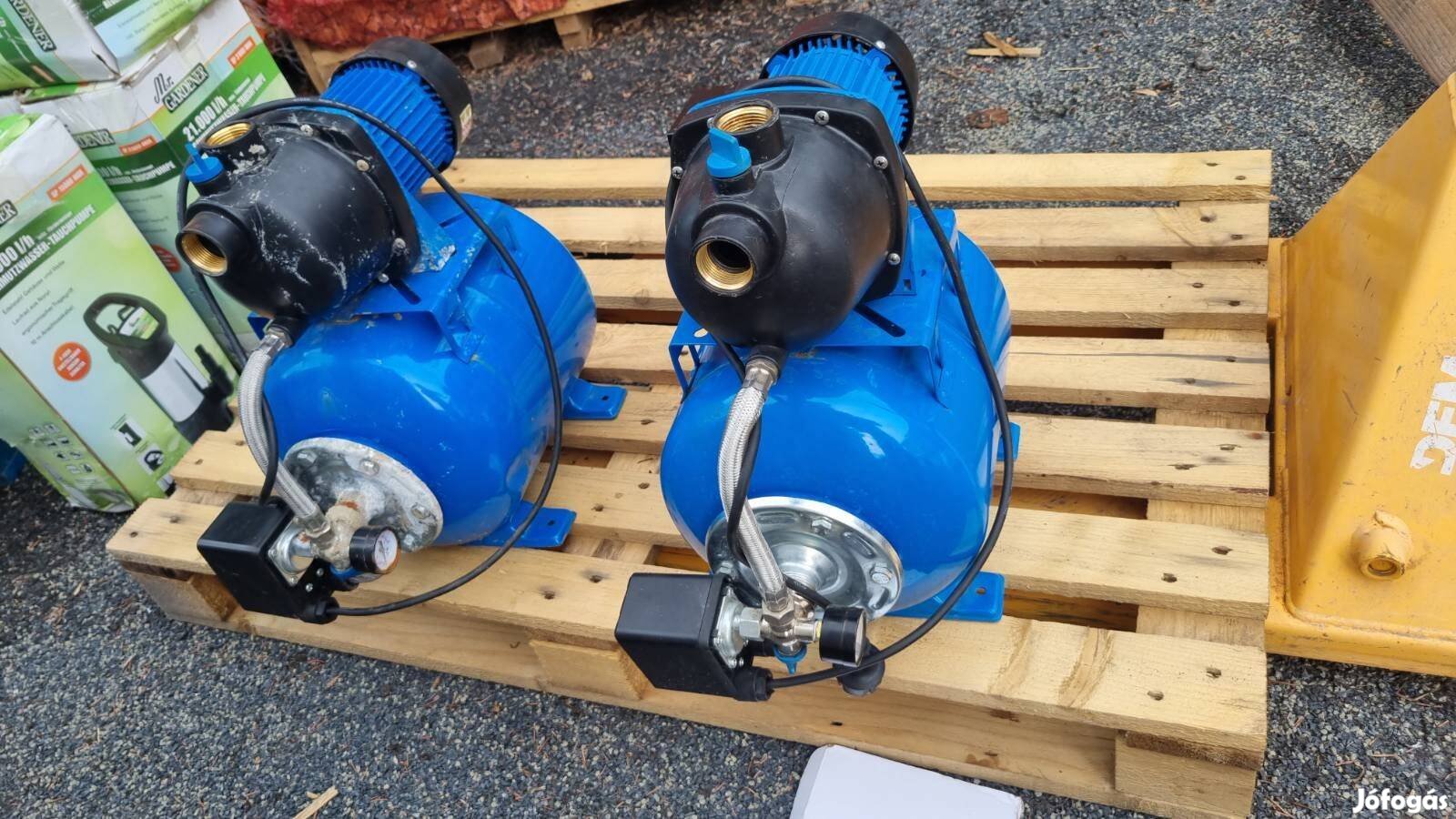 Güde 3400-as házi vízmű, 800 W-os szivattyúval, hidrofor garanciával