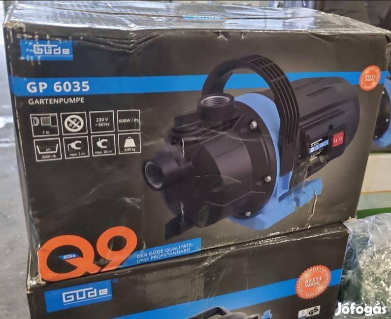 Güde 600W motor teljesítménnyel, 3200literóra vízhozam,