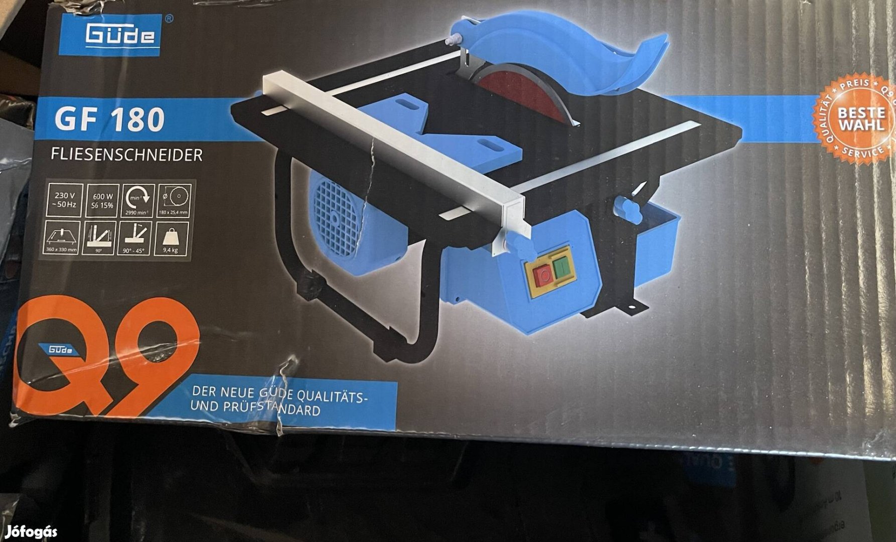 Güde 600W-os elektromos asztali csempevágó GF 180