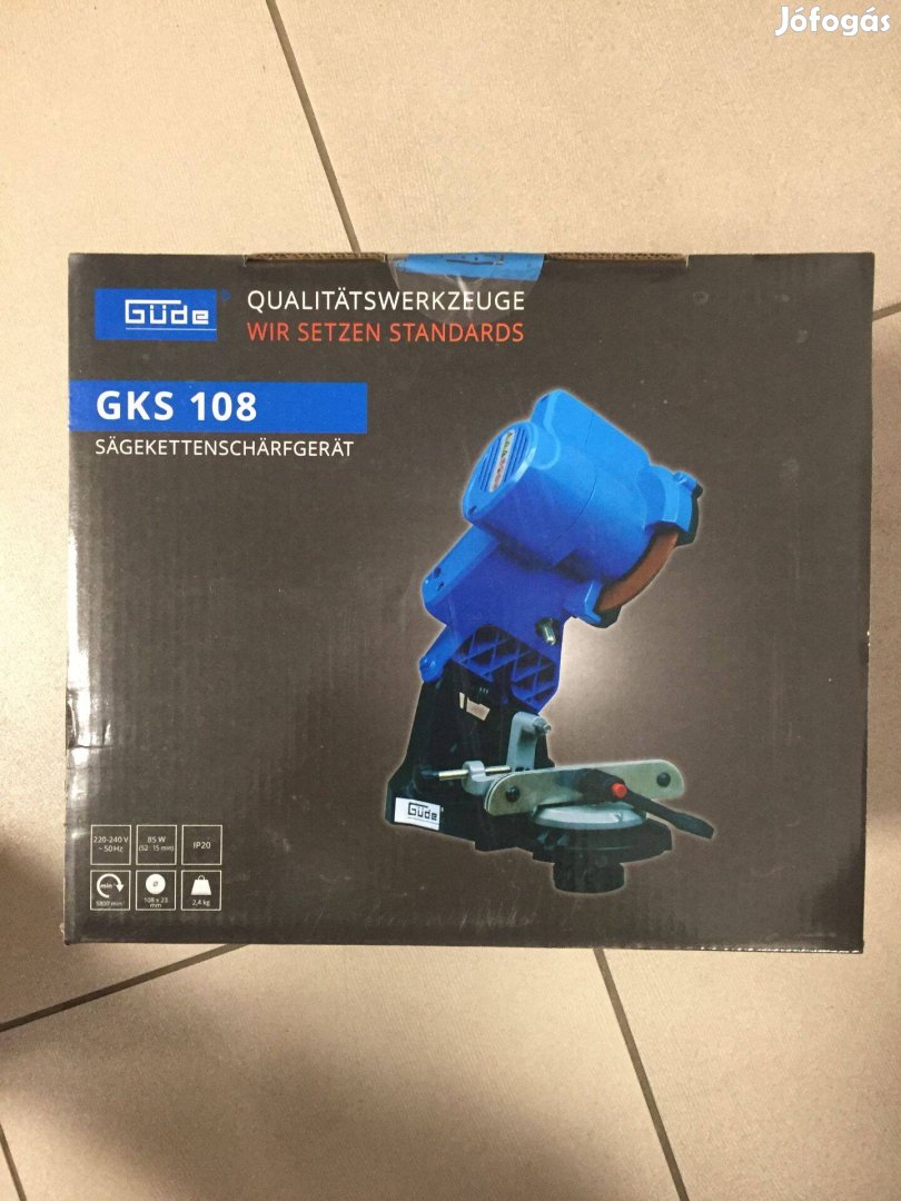 Güde 94077 GKS108 Láncfűrész láncélező 85W