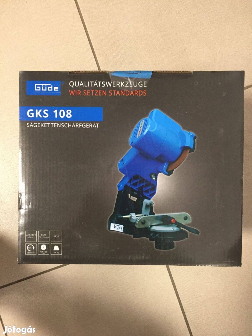 Güde 94077 GKS108 Láncfűrész láncélező 85W