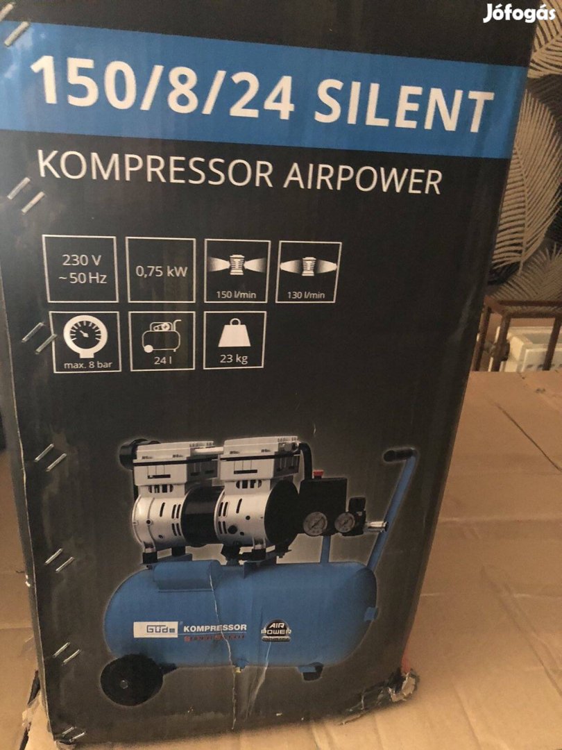 Güde Airpower 150/8/24 Silent olajmentes kompresszor