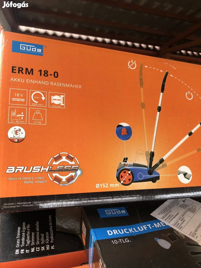 Güde ERM 18-0 Akkus fűnyíró