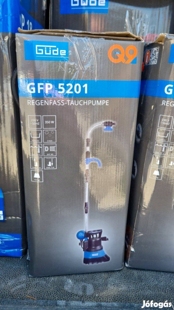 Güde GFP5201 hordóürítő szivattyú Szigetszentmiklós, garanciával, Pest 350W búvárszivattyú 