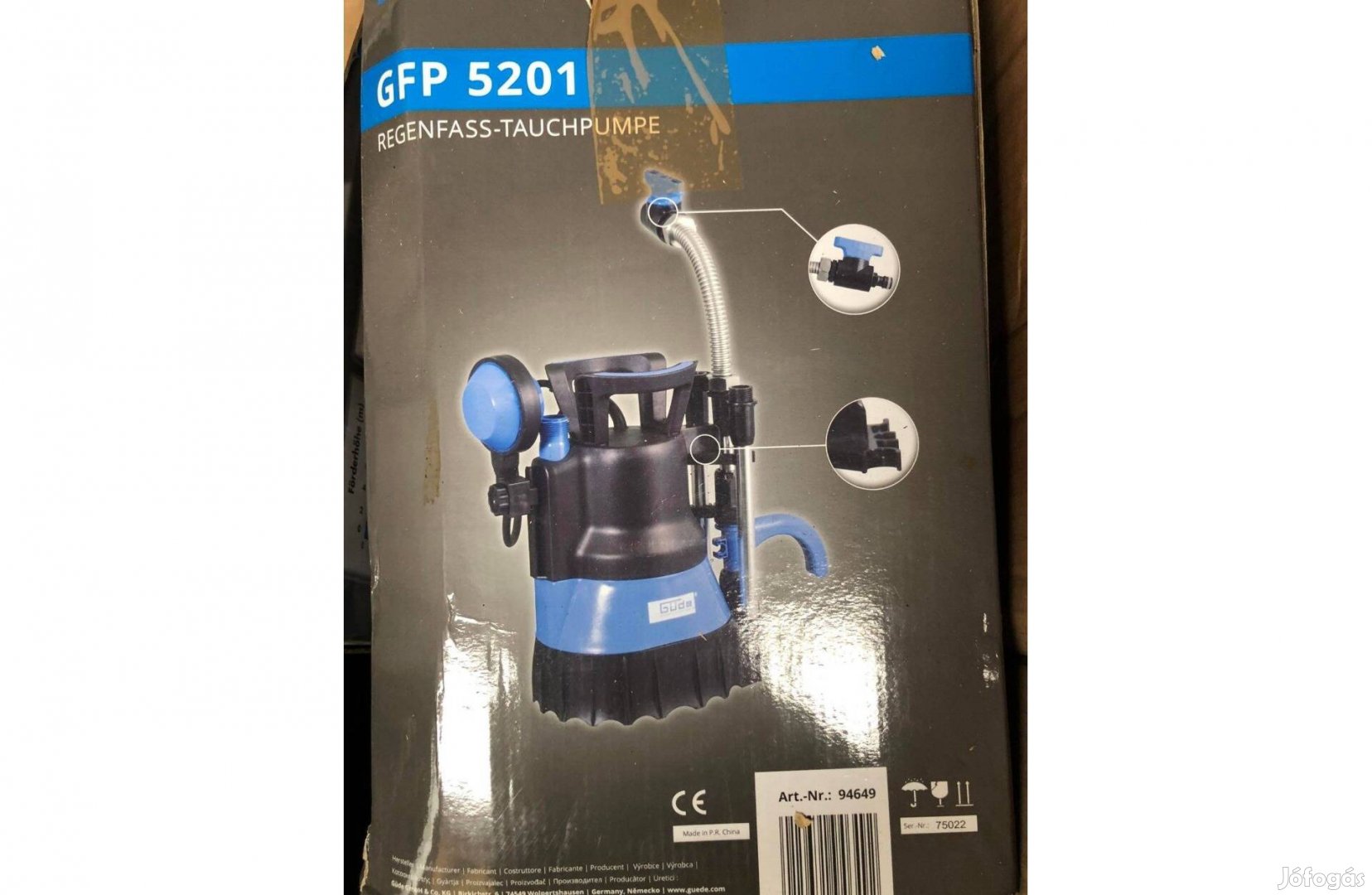Güde GFP 5201 Hordóürítő szivattyú