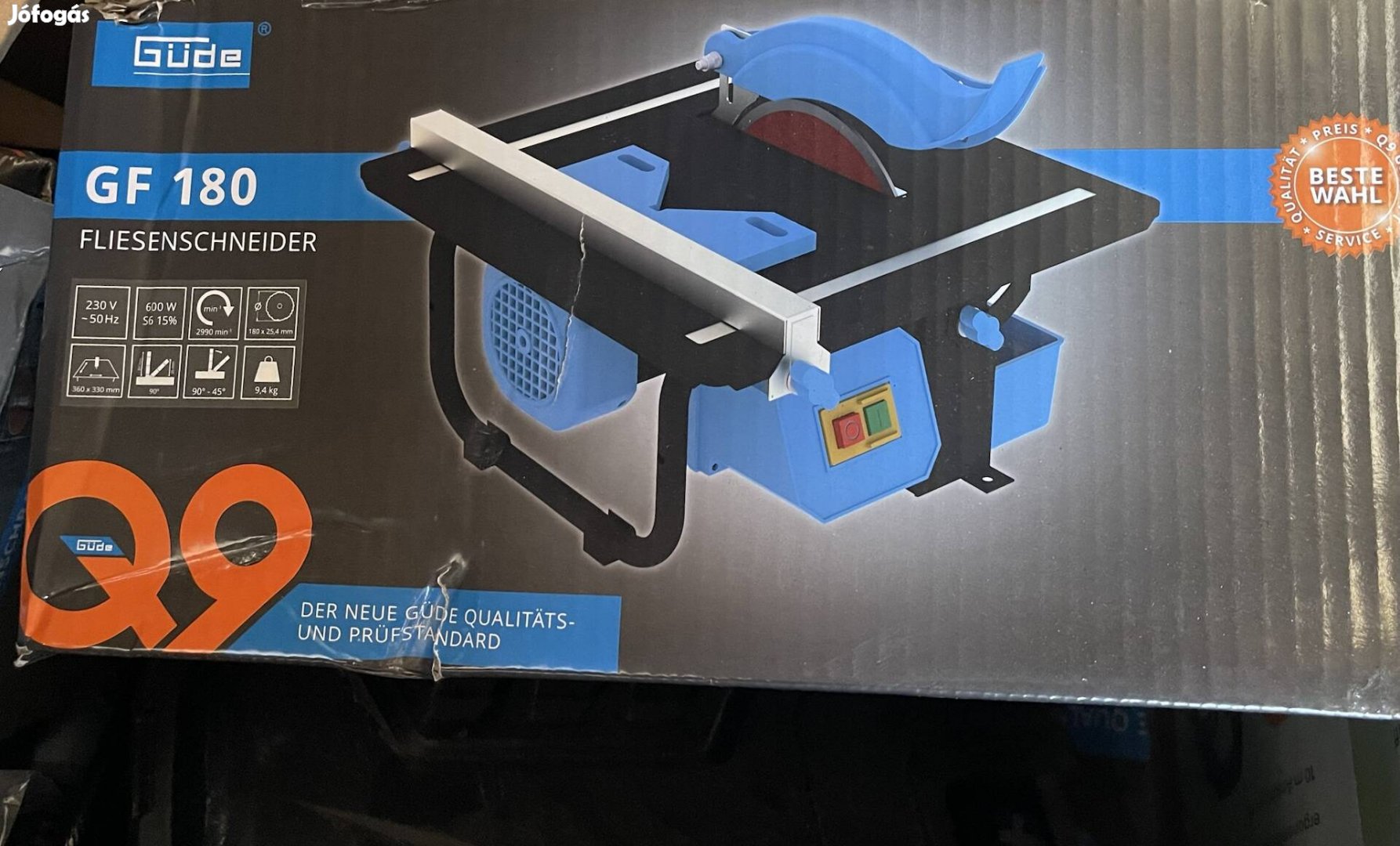Güde GF 180 elektromos csempevágó