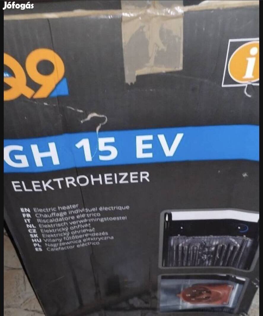 Güde GH 15 EV elektromos fűtő (15 kW; 400 V)