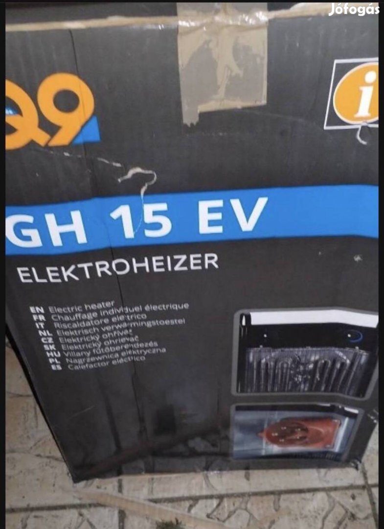 Güde GH 15 EV elektromos fűtő 