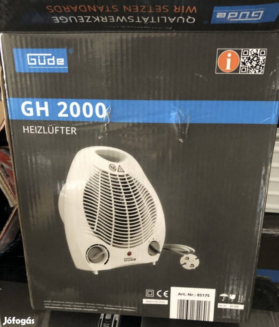 Güde GH 2000 elektromos hőlégfúvó