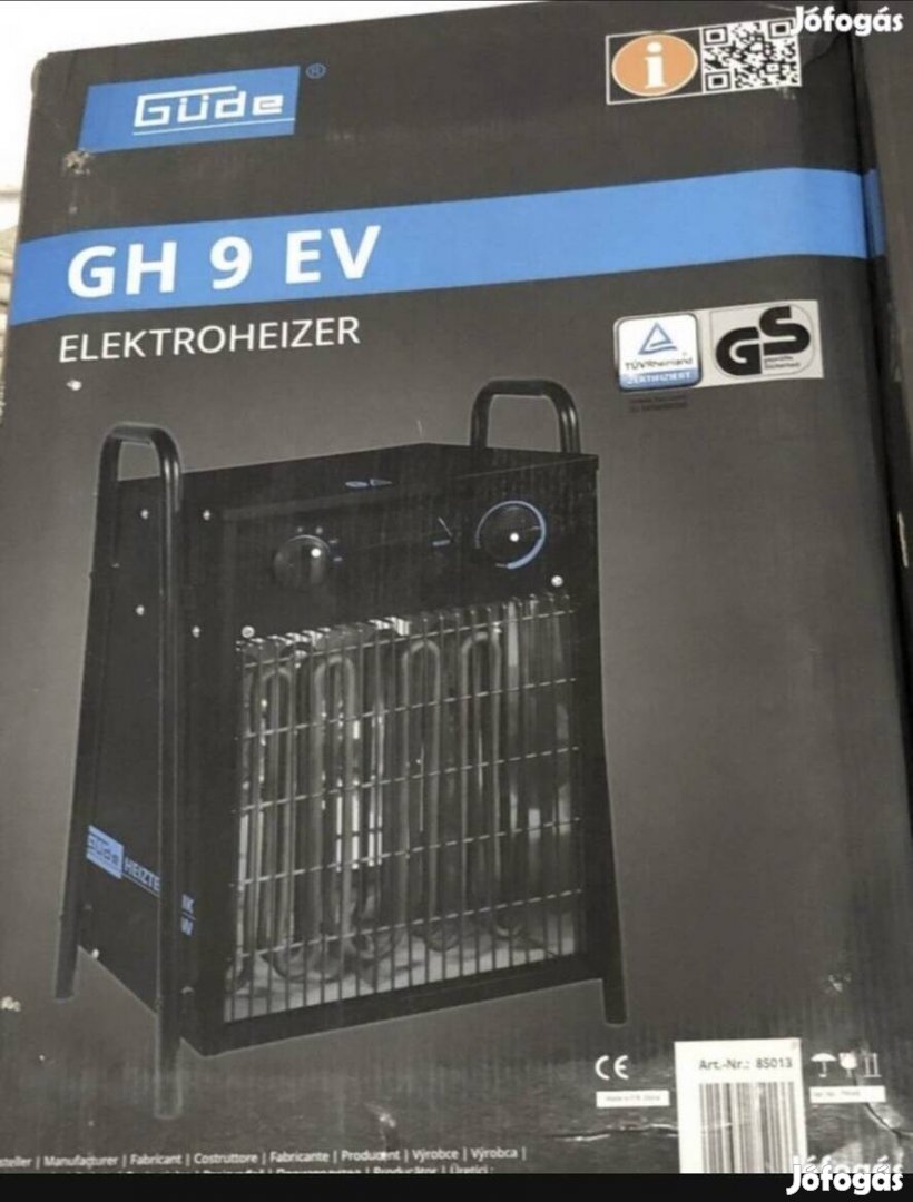 Güde GH 9 EV elektromos fűtő