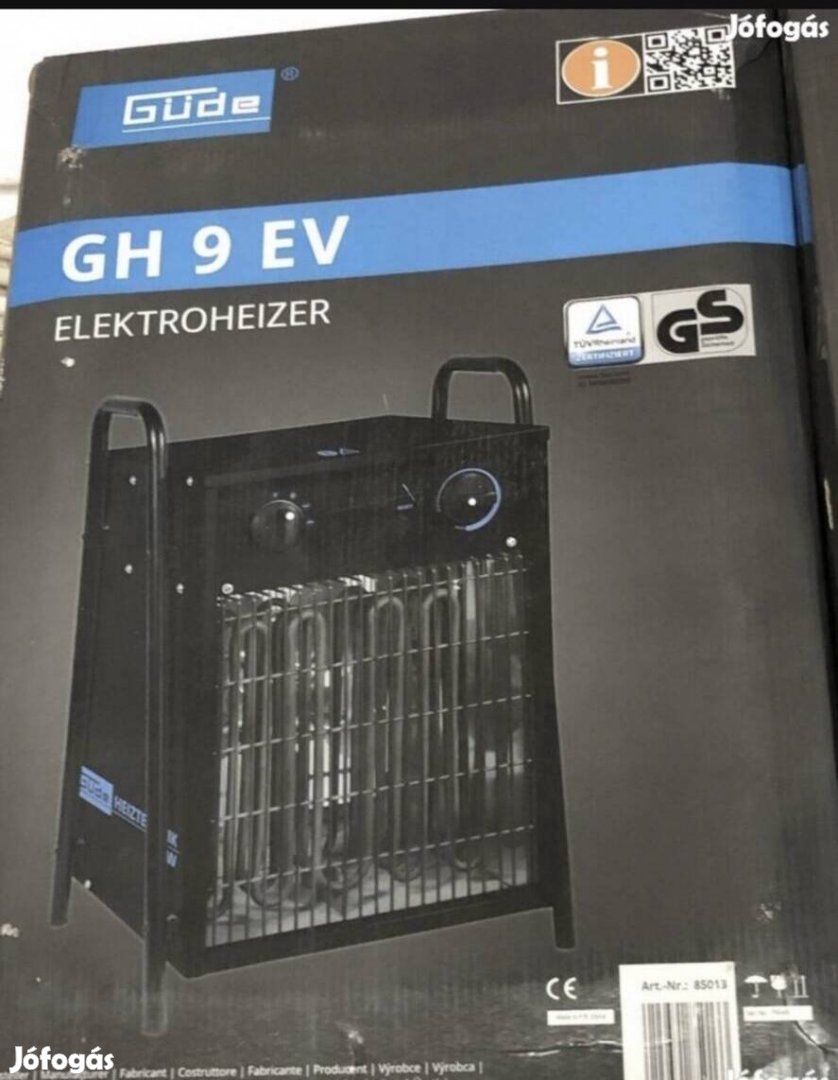 Güde GH 9 EV elektromos fűtő