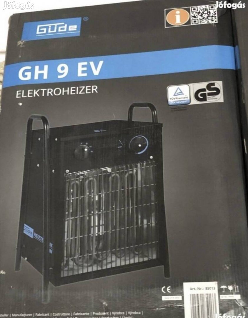 Güde GH 9 EV elektromos fűtő (9 kW; 400 V) 