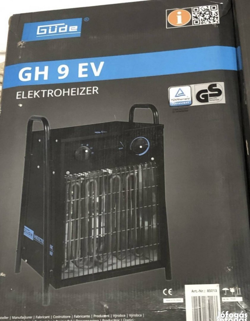 Güde GH 9 EV elektromos fűtő (9 kW; 400 V) 