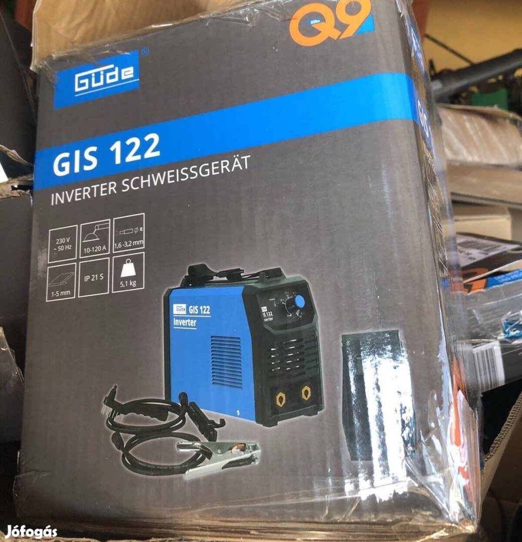 Güde GIS 122 Inverteres hegesztő Hordozható