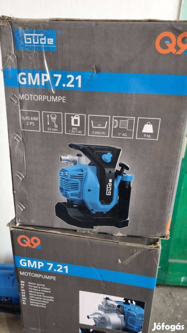 Güde GMP 7.21 benzines szivattyú 1colos vízszivattyú,