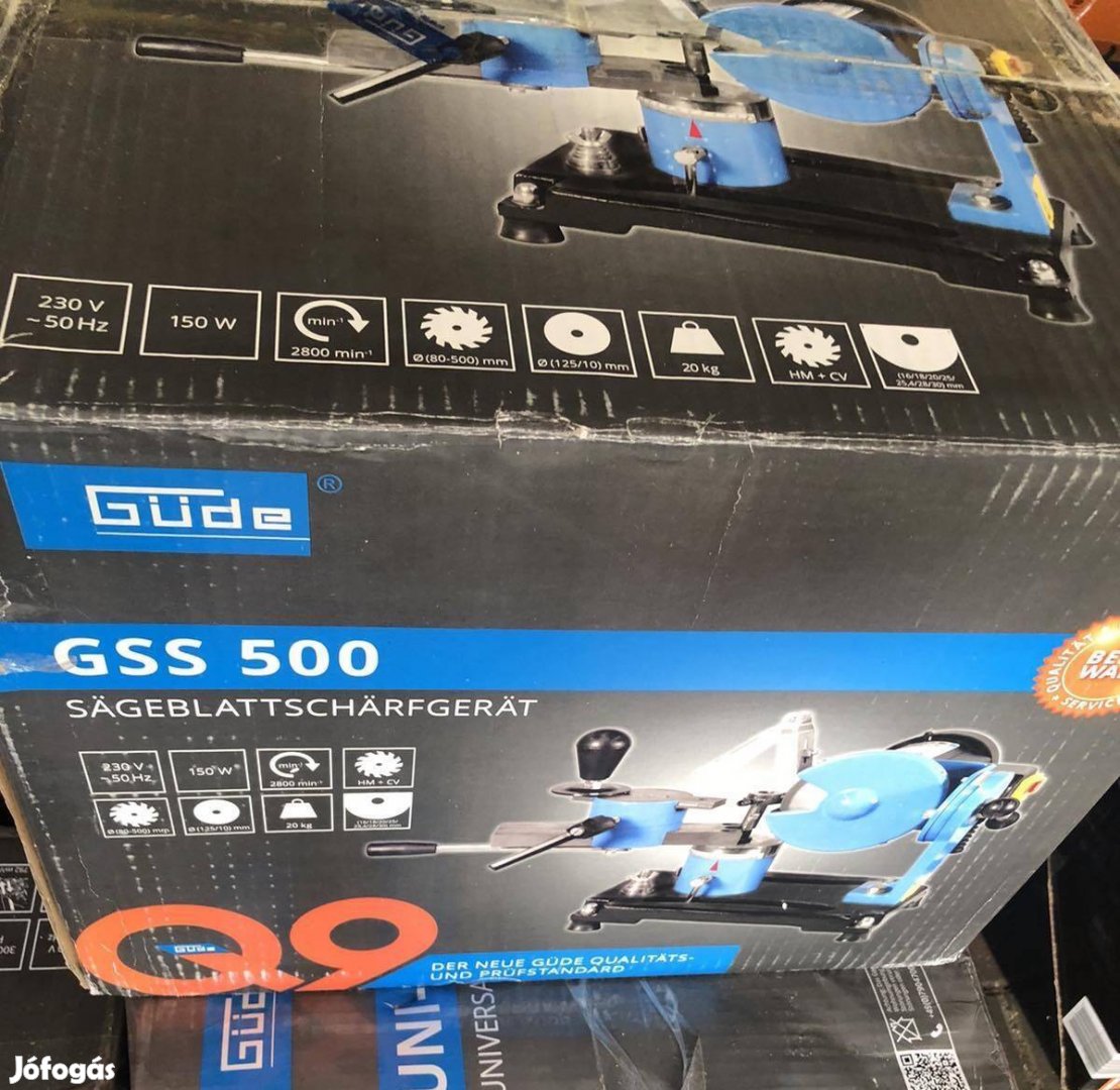 Güde GSS 500 körfűrészlap élező