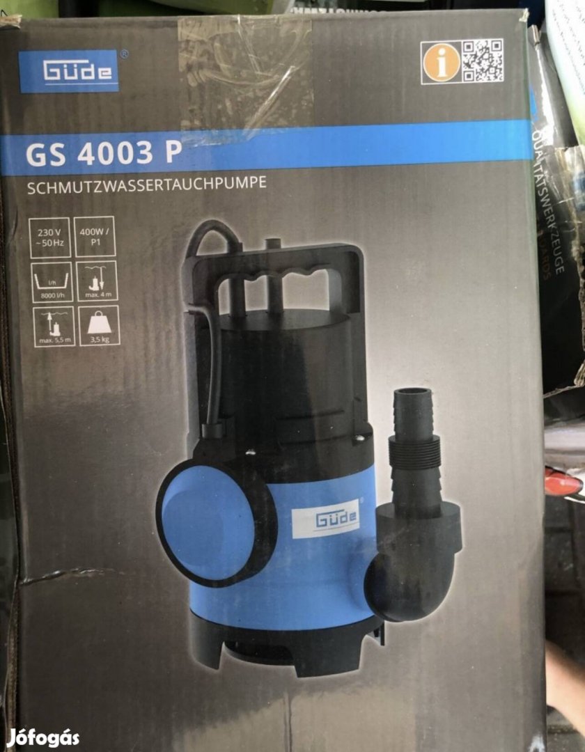 Güde GS 4003 P szennyvízszivattyú 400W