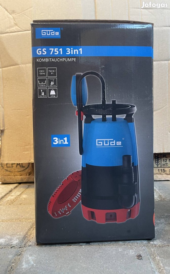 Güde GS 751 Kombinált merülőszivattyú
