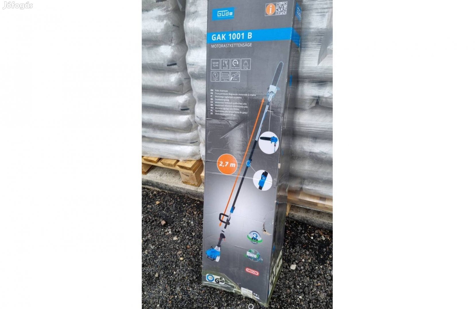 Güde Gak 1001 B benzinmotoros magassági ágvágó, 2 ütemű ág vágó