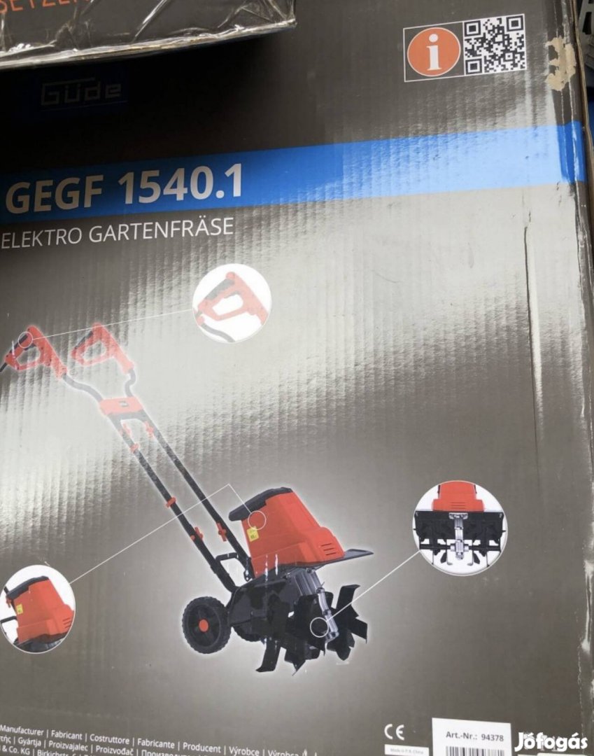 Güde Gegf 1540.1 rotációs kapa