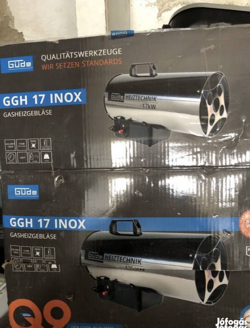 Güde Ggh 17 Inox PB gázos hőlégbefúvó