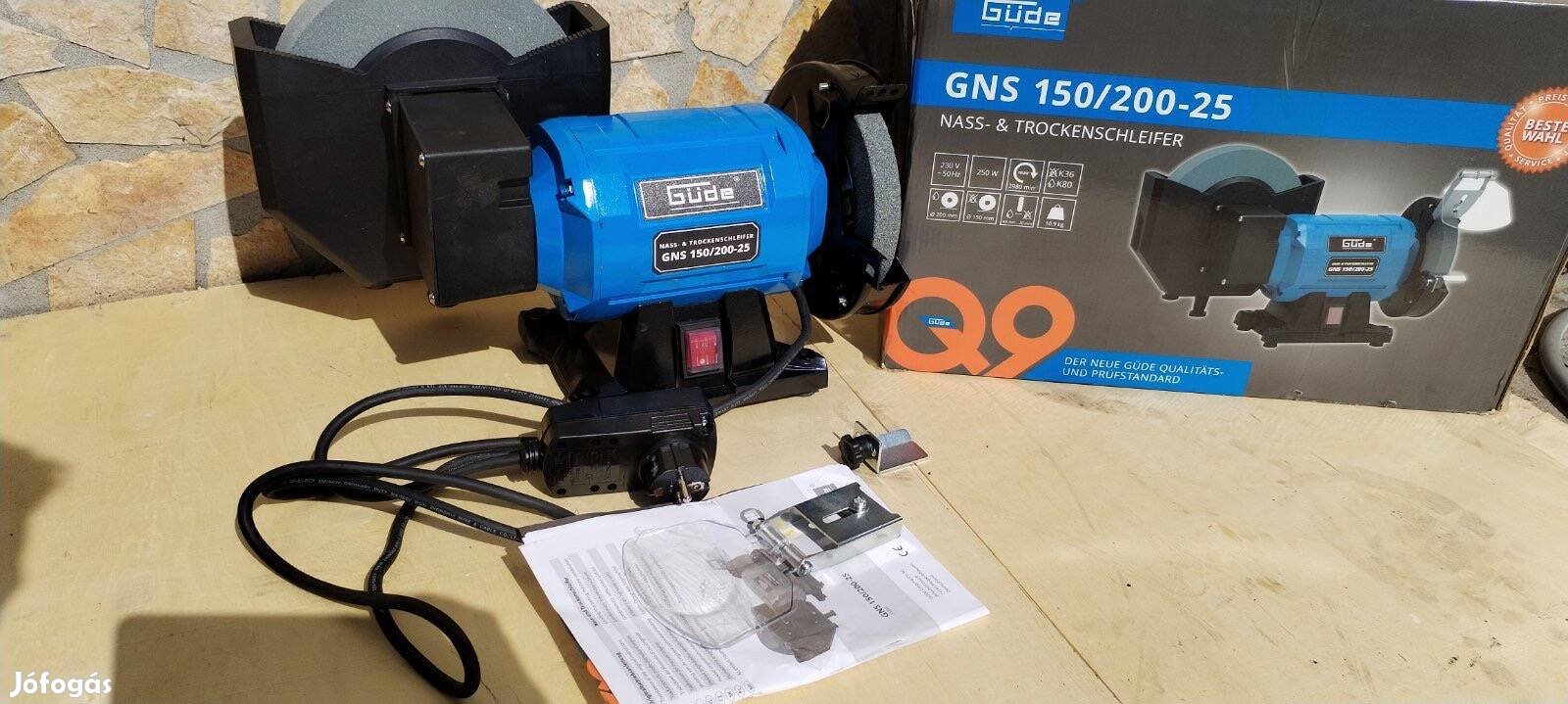 Güde Gns 150/200-25 száraz-nedves köszörű 250W