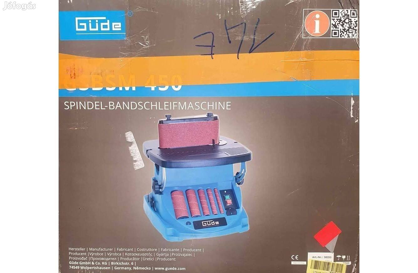 Güde Gsbsm 450Hengeres szalagcsiszoló, fa, műanyag használt