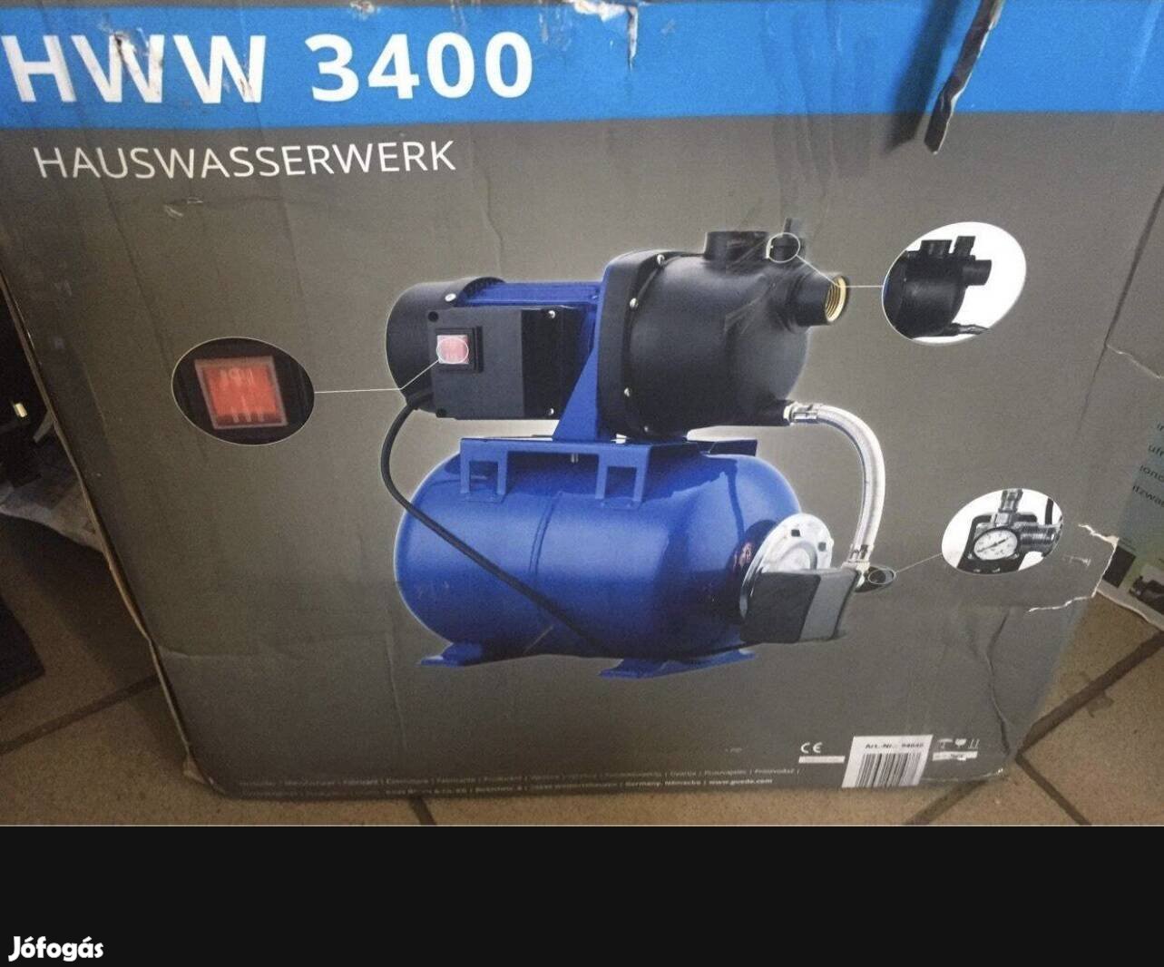 Güde Hww 3400 Házi vízellátó rendszer