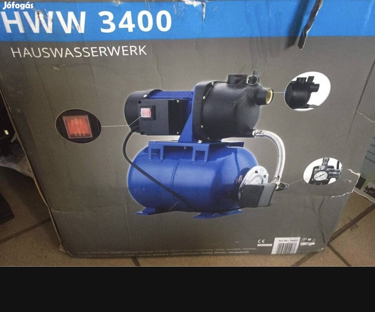 Güde Hww 3400 Háztartási vízmű