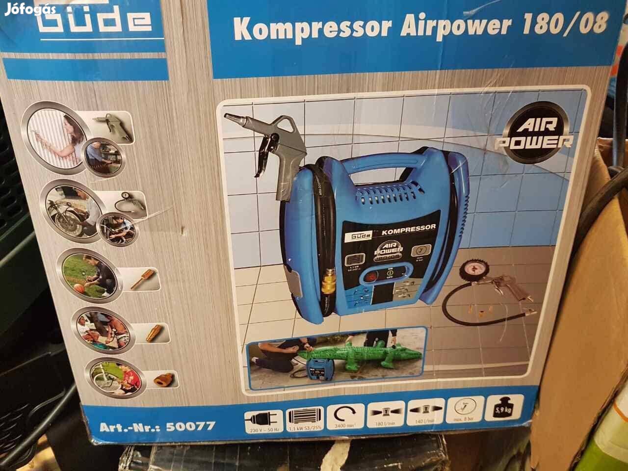 Güde Kompakt, könnyű, mobilizálható olajmentes kompresszor