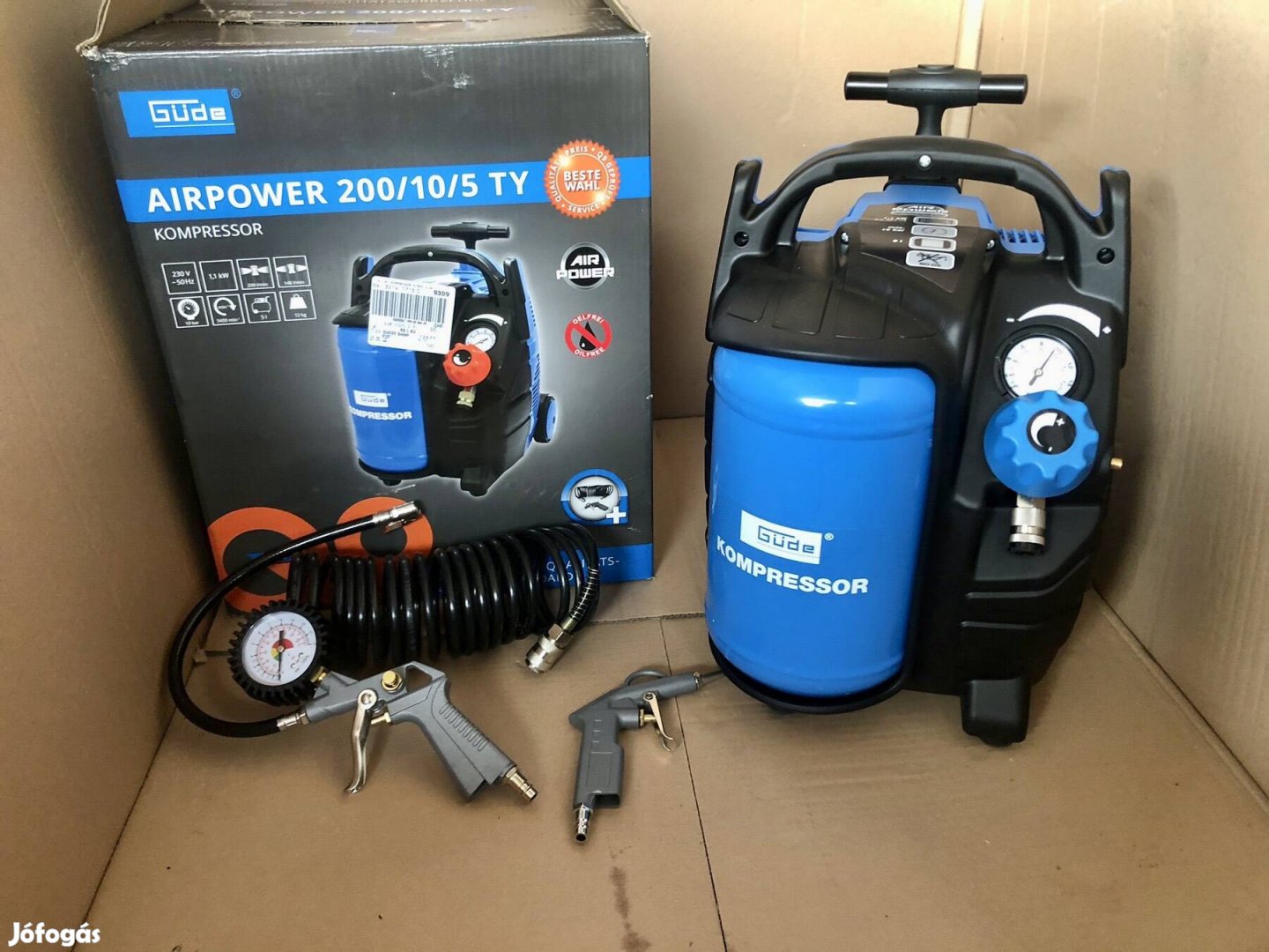 Güde Kompresszor 10 bar 5 l  1,1kW