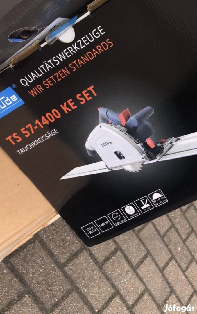 Güde TS 57-1400 KE SET Merülőfűrész 1400W